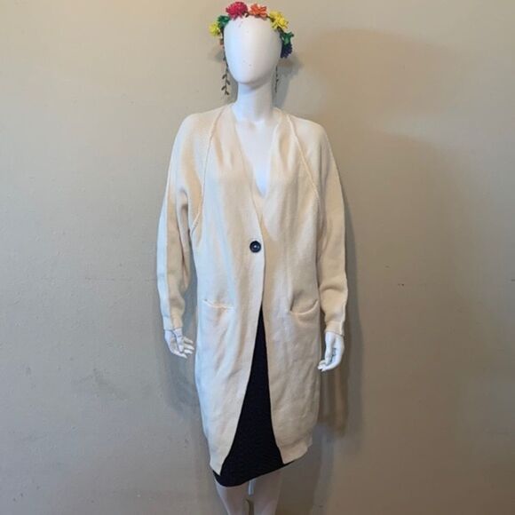 FREE PEOPLE | 'Irreplaceable' Long Cardigan - [size Small in Ivory] - Picture 2 of 12
